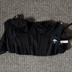 Victoria's Secret Black Crop Top